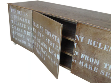 THE RULE BOX - Industrial style steel sideboard by ICI ET LÀ - view 3